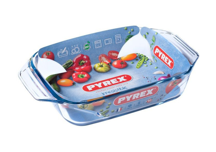Plat à Four Irresistible Rectangulaire 2,5 L - Résistant et pratique - PY 268608 - Pyrex