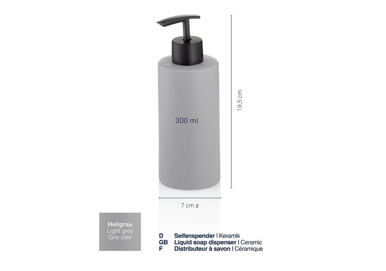 Distributeur de Savon Matsi - Élégance pour votre salle de bain - KE 237119 - Kela Badkamer