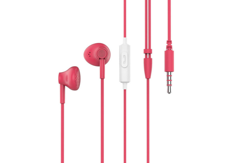 Écouteurs In-Ear Pantone - Rose, avec micro intégré - CE 361849 - Celly