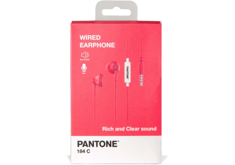 Écouteurs In-Ear Pantone - Rose, avec micro intégré - CE 361849 - Celly 2