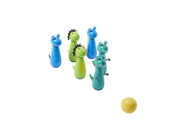 Set de Quilles Dino pour Enfants - 6 pièces colorées - SU 054130 - Sunnylife