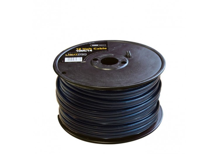 12 volt câble AWG14 - 100 m Connectivité-LP100C14- Light Pro