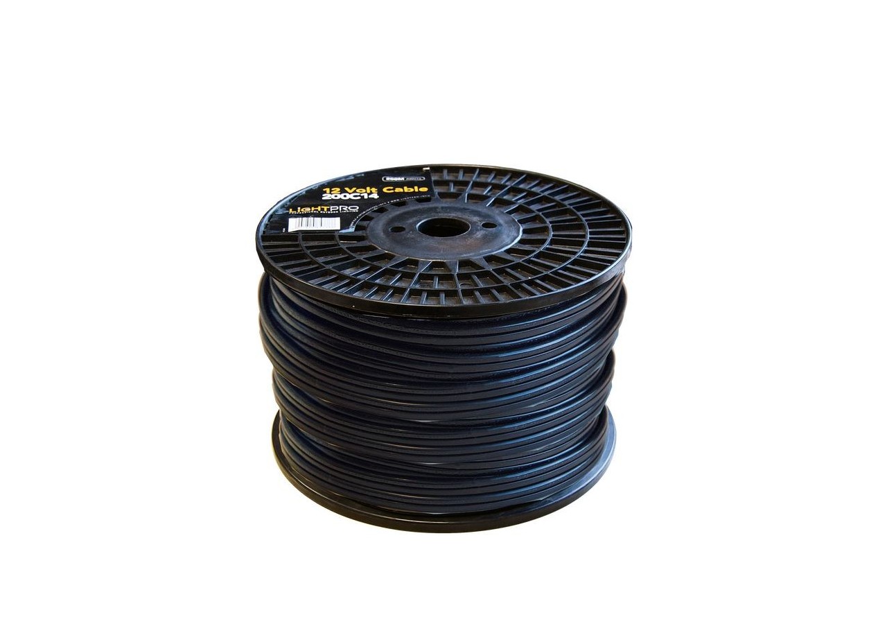 12 volt câble AWG14 - 200 m Connectivité-LP200C14- Light Pro