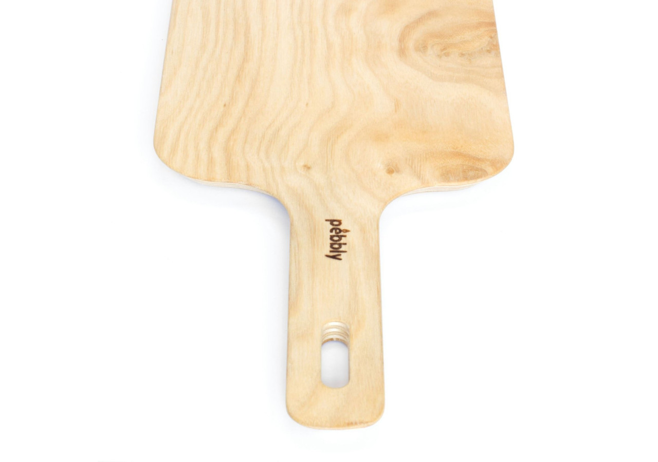 Planche à Découper avec Poignée - 55x15 cm en Bois d'Aulne - PE 813769 - Pebbly