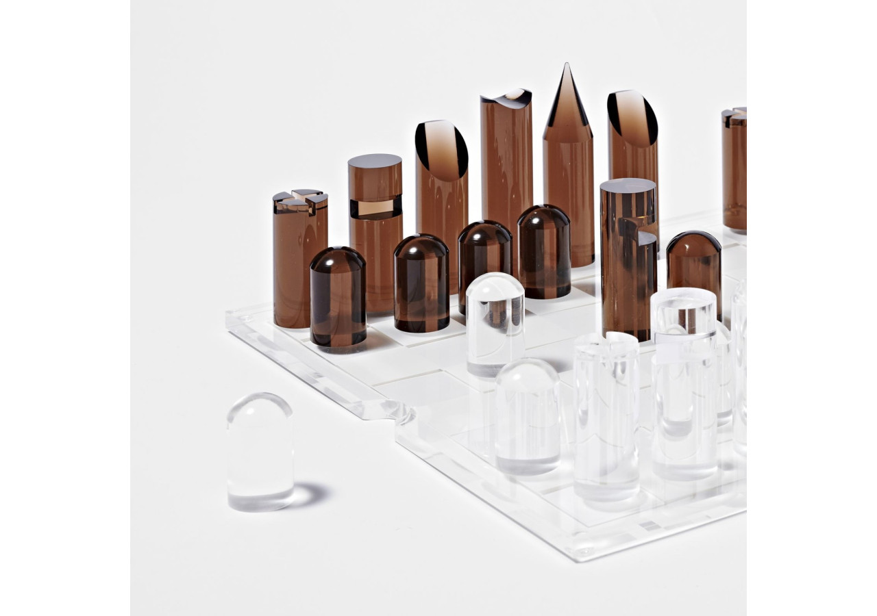 Jeu d'Échecs et de Dames en Lucite - Sunnylife - SU 053836 - Sunnylife