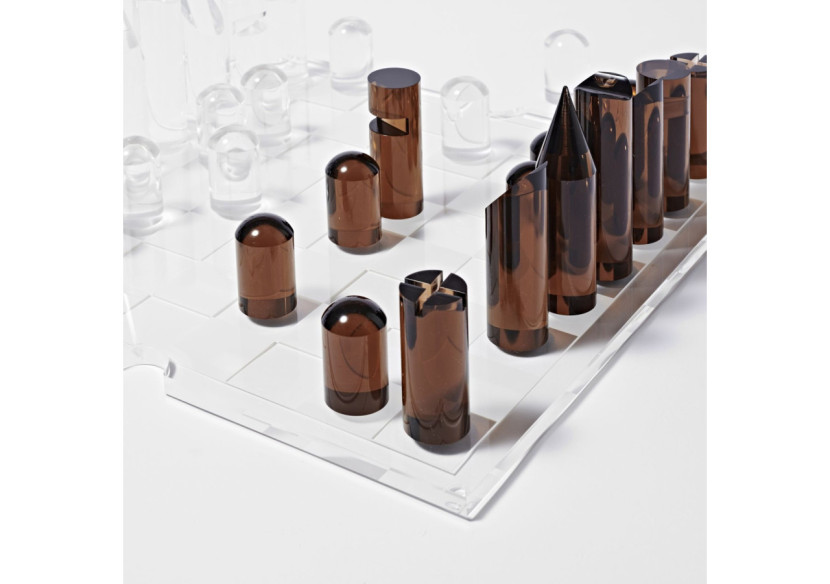 Jeu d'Échecs et de Dames en Lucite - Sunnylife - SU 053836 - Sunnylife