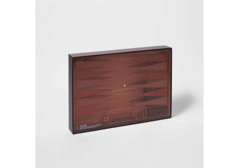 Jeu de Backgammon Lucite - Design moderne et élégant - SU 053829 - Sunnylife