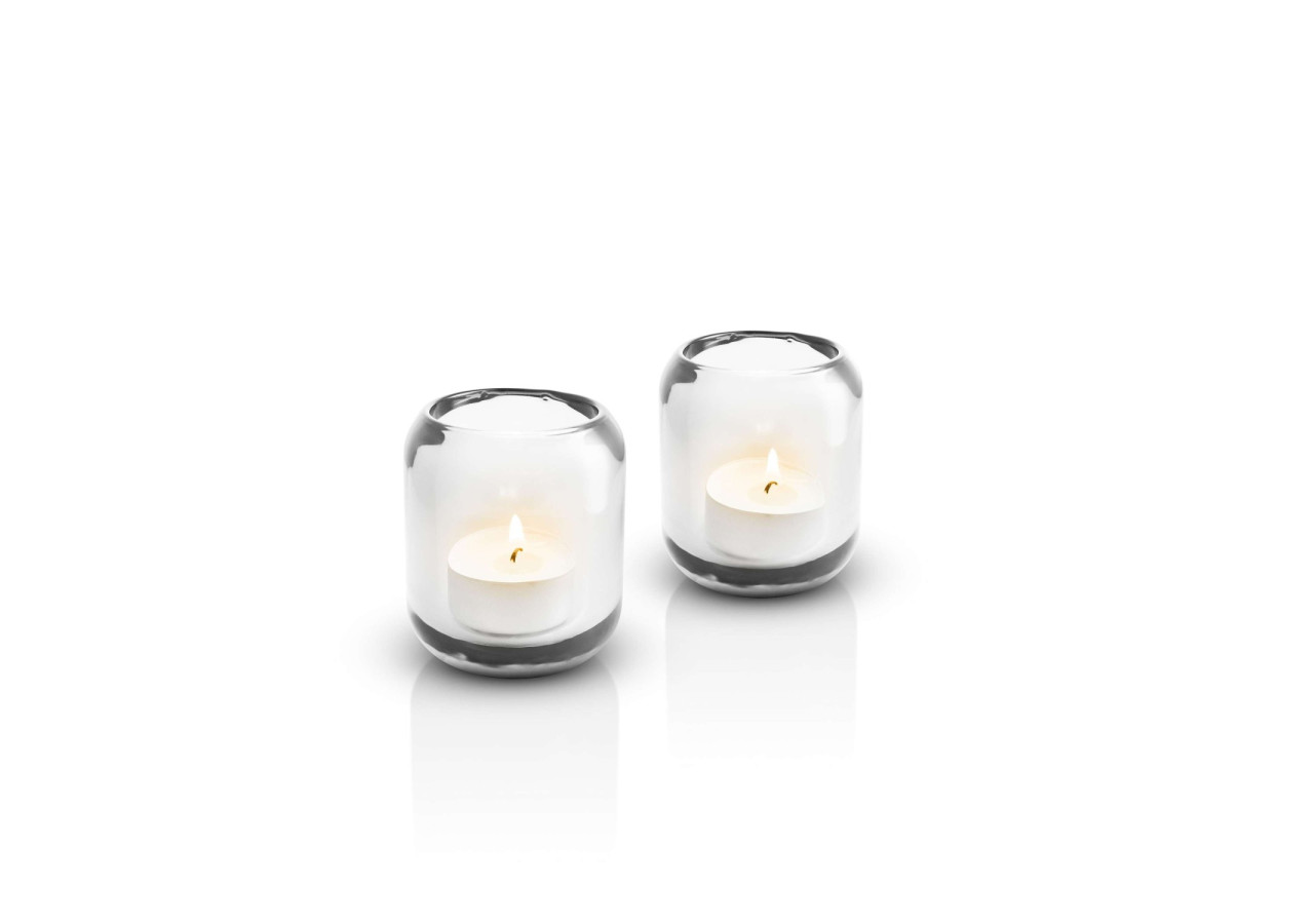 Bougeoir Acorn Clear - Set de 2 pièces - Élégance intemporelle - ES 216845 - Eva Solo