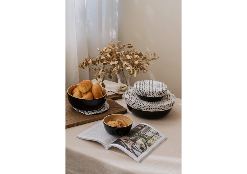 Housse Écologique pour Sceau - 36 cm, Design Ethno - BW 743199 - Bee's Wax Housse Écologique pour Sceau - 36 cm, Design Ethno - BW 743199 - Bee's Wax