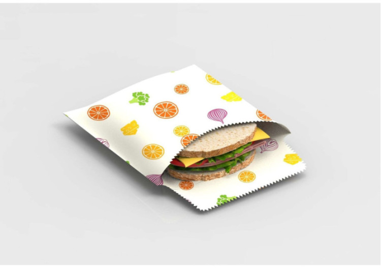 Sac à Collations en Cire d'Abeille - Pratique et Écologique - BW 742932 - Bee's Wax