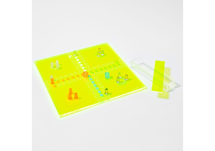 Jeu de Ludo en Lucite - Design moderne et famille - SU 053874 - Sunnylife
