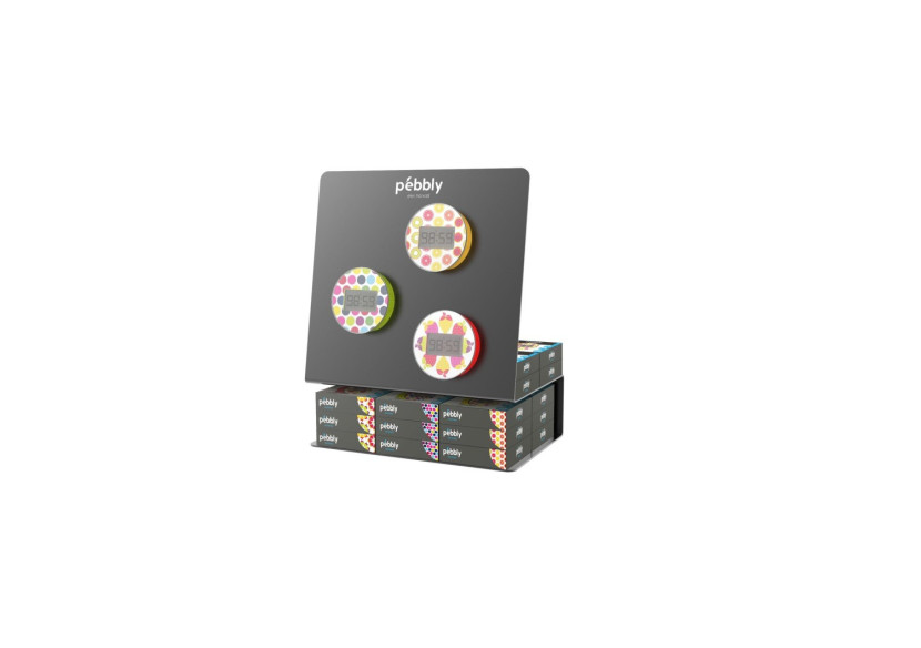 Minuteur numérique magnétique - 7 cm, vert - PE 810874 - Pebbly Minuteur numérique magnétique - 7 cm, vert - PE 810874 - Pebbly