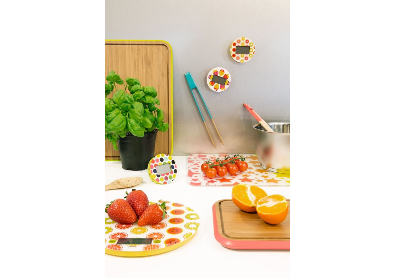 Minuteur de Cuisine Digital - Design Coloré avec Fixation Magnétique - PE 810843 - Pebbly