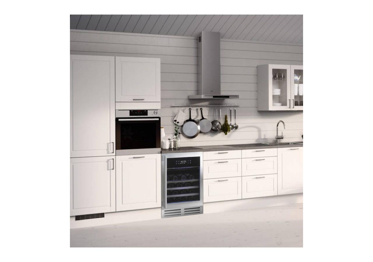 Cave à Vin Élégance - 2 Zones pour 46 Bouteilles - TT 678047 - Temptech