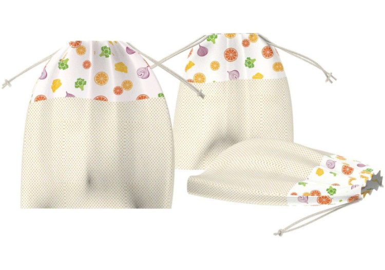 Sacs de Conservation Écologiques - Set de 2 pour Fruits et Légumes - BW 743083 - Bee's Wax 2