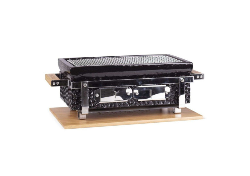 Grill de Table Shichirin - Rectangulaire en Céramique - YA 490768 - Yakiniku Grill de Table Shichirin - Rectangulaire en Céramique - YA 490768 - Yakiniku