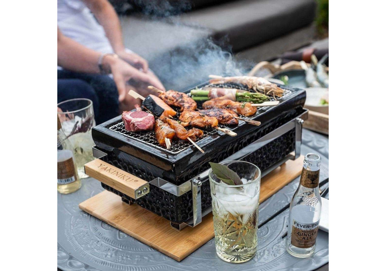 Grill de Table Shichirin - Rectangulaire en Céramique - YA 490768 - Yakiniku
