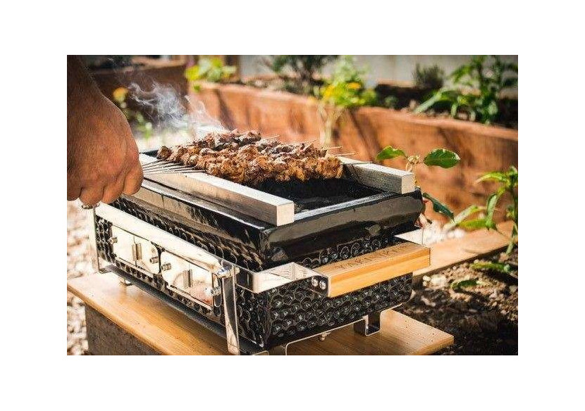 Grill de Table Shichirin - Rectangulaire en Céramique - YA 490768 - Yakiniku Grill de Table Shichirin - Rectangulaire en Céramique - YA 490768 - Yakiniku