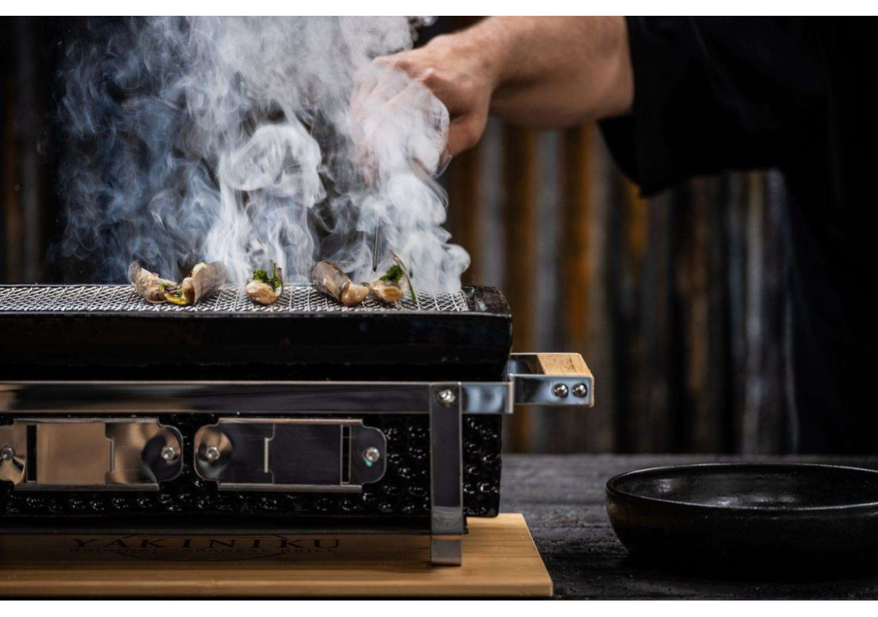 Grill de Table Shichirin - Rectangulaire en Céramique - YA 490768 - Yakiniku