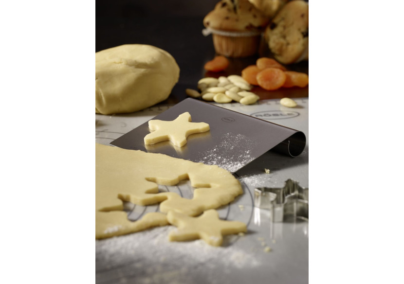 Racleur à Pâte en Acier Inoxydable - 15 x 12 cm - RS 129888 - Rösle Keuken Racleur à Pâte en Acier Inoxydable - 15 x 12 cm - RS 129888 - Rösle Keuken