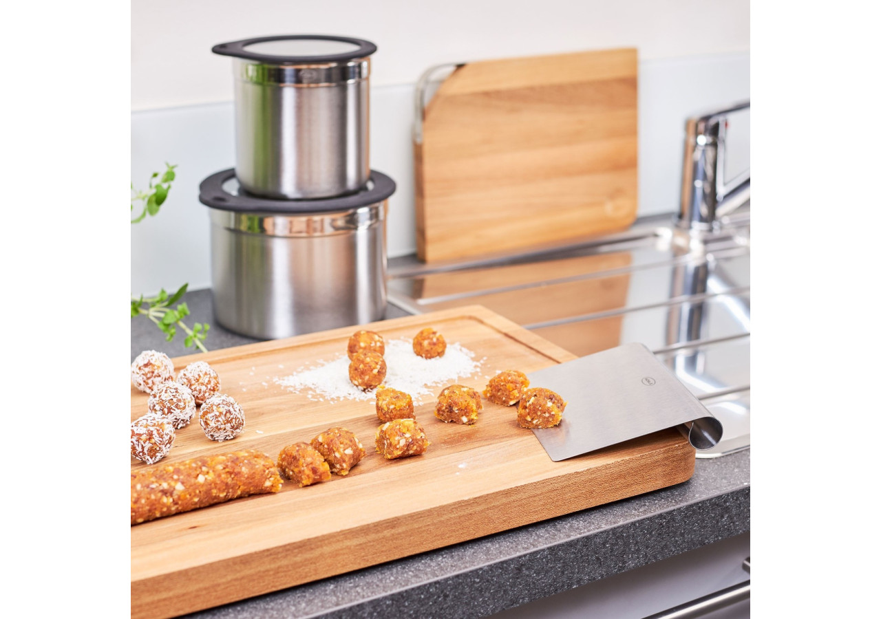 Racleur à Pâte en Acier Inoxydable - 15 x 12 cm - RS 129888 - Rösle Keuken