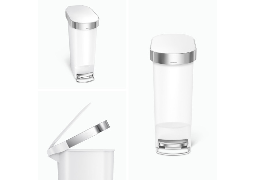 Poubelle Slim - 40 Litres avec fermeture silencieuse - SH 023632 - Simplehuman Poubelle Slim - 40 Litres avec fermeture silencieuse - SH 023632 - Simplehuman