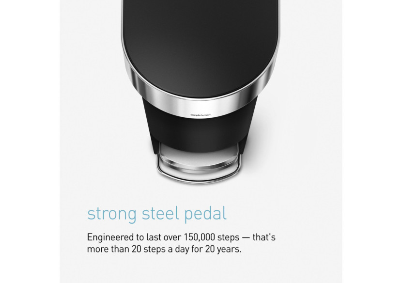 Poubelle Slim - 40 Litres avec fermeture silencieuse - SH 023632 - Simplehuman Poubelle Slim - 40 Litres avec fermeture silencieuse - SH 023632 - Simplehuman