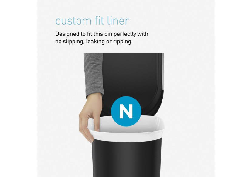 Poubelle Slim - 40 Litres avec fermeture silencieuse - SH 023632 - Simplehuman Poubelle Slim - 40 Litres avec fermeture silencieuse - SH 023632 - Simplehuman