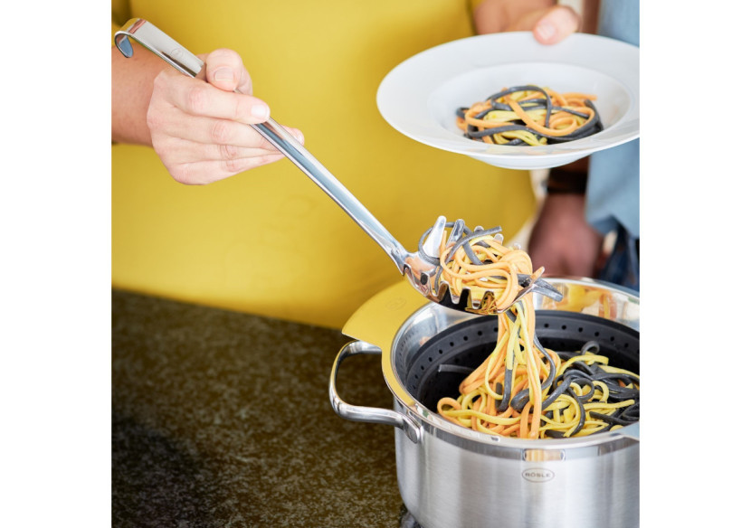 Louche à spaghetti avec mesure - 29,5 cm - RS 100870 - Rösle Keuken Louche à spaghetti avec mesure - 29,5 cm - RS 100870 - Rösle Keuken