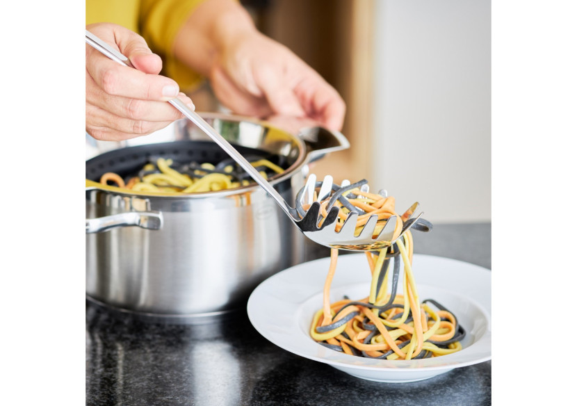 Louche à spaghetti avec mesure - 29,5 cm - RS 100870 - Rösle Keuken Louche à spaghetti avec mesure - 29,5 cm - RS 100870 - Rösle Keuken