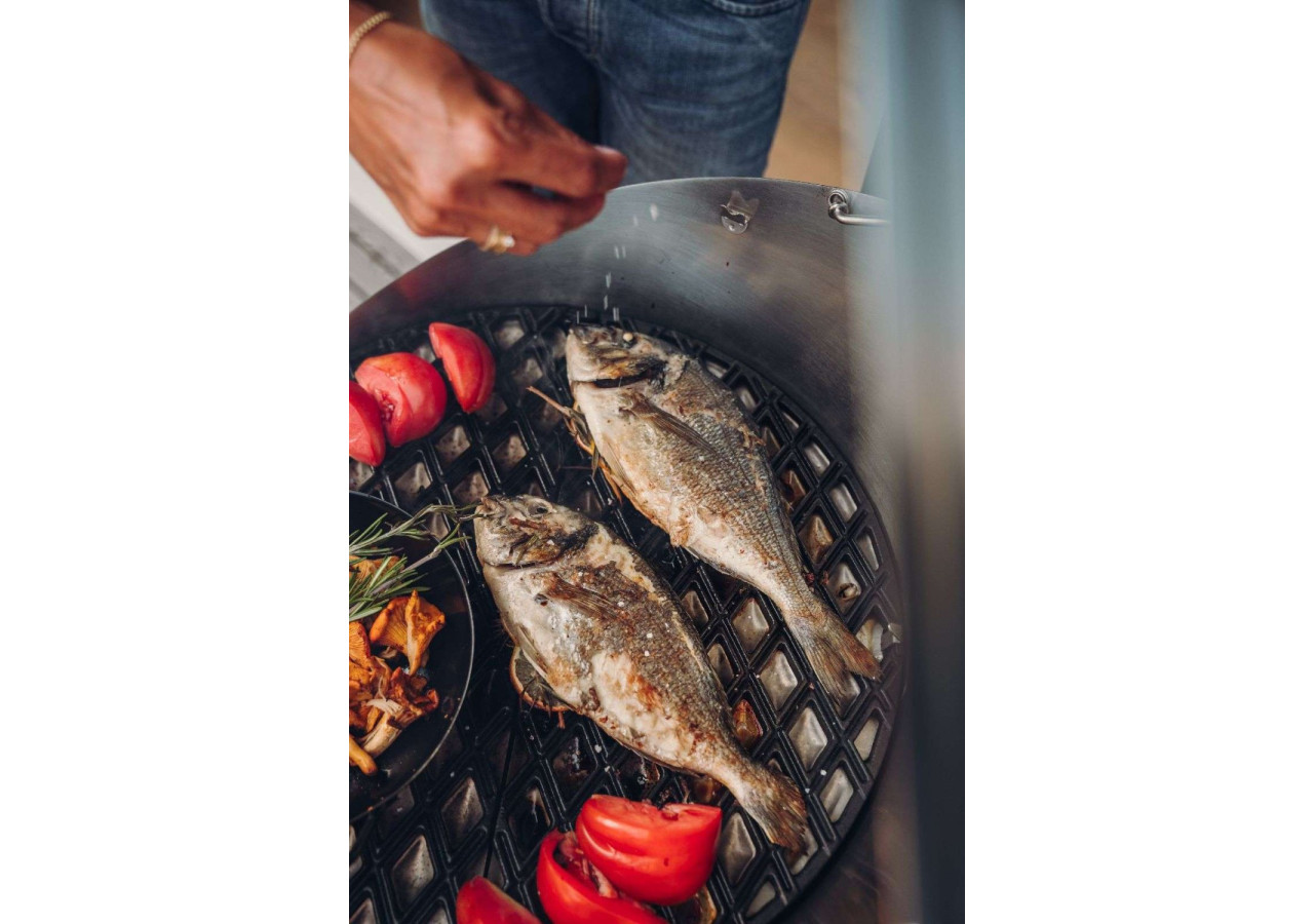 Grill Rooster en Gietijzer Cone Barbecue - 46 cm avec Bac de Récupération des Graisses - HO 330054 - HÃ¶fats