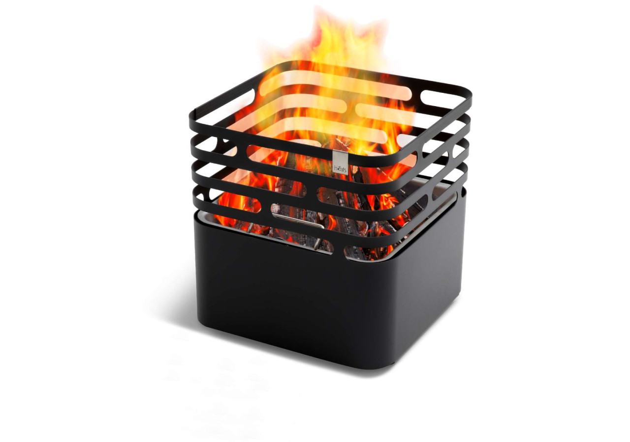 Cube Vuurkorf - Vuurkorf et barbecue multifonctionnel en acier inoxydable - HO 330122 - Höfats