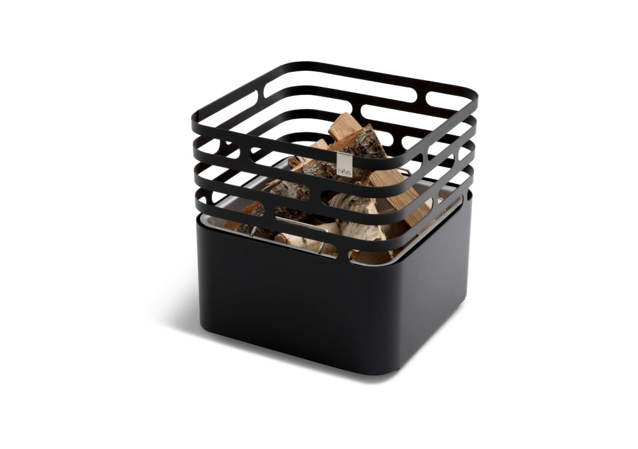 Cube Vuurkorf - Vuurkorf et barbecue multifonctionnel en acier inoxydable - HO 330122 - Höfats