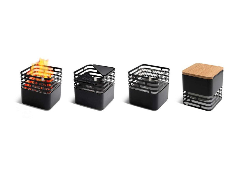 Cube Vuurkorf - Vuurkorf et barbecue multifonctionnel en acier inoxydable - HO 330122 - Höfats Cube Vuurkorf - Vuurkorf et barbecue multifonctionnel en acier inoxydable - HO 330122 - Höfats