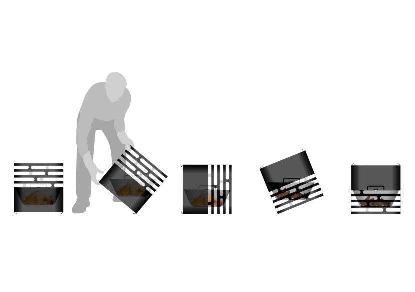 Cube Vuurkorf - Vuurkorf et barbecue multifonctionnel en acier inoxydable - HO 330122 - Höfats Cube Vuurkorf - Vuurkorf et barbecue multifonctionnel en acier inoxydable - HO 330122 - Höfats