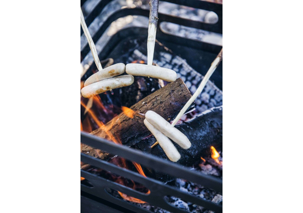 Cube Vuurkorf - Vuurkorf et barbecue multifonctionnel en acier inoxydable - HO 330122 - Höfats