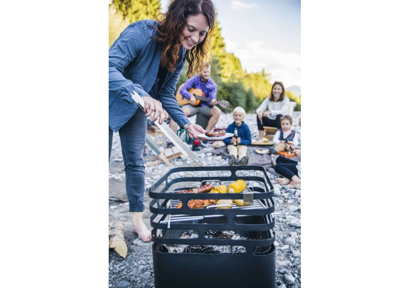 Cube Vuurkorf - Vuurkorf et barbecue multifonctionnel en acier inoxydable - HO 330122 - Höfats Cube Vuurkorf - Vuurkorf et barbecue multifonctionnel en acier inoxydable - HO 330122 - Höfats