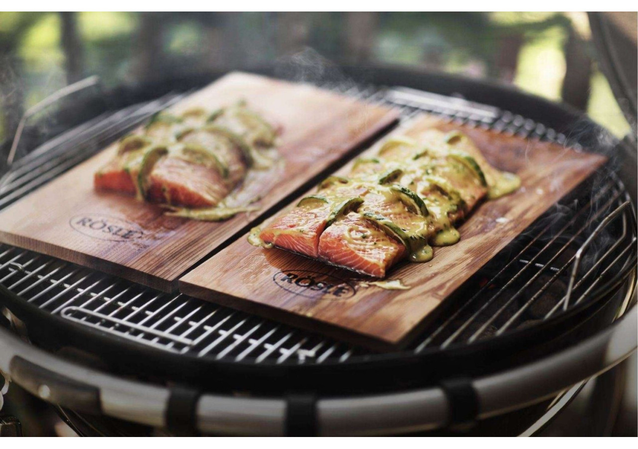Set de 2 planches à aromatiser pour barbecue - Rösle - RS 251671 - RÃ¶sle Barbecue