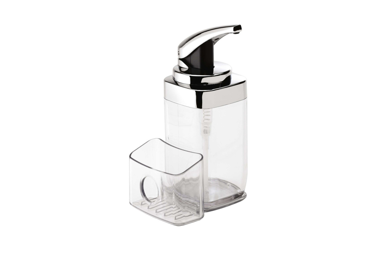 Distributeur de savon en plastique 650 ml - Avec support pratique - SH 014739 - Simplehuman