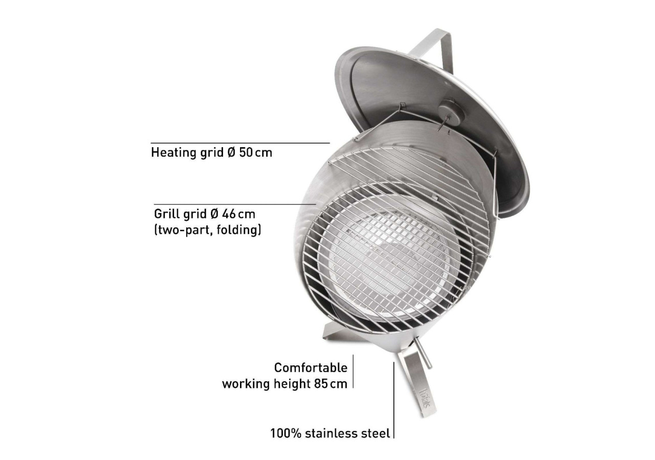 Grill Cone - Barbecue charbon avec contrôle de chaleur - HO 330030 - Höfats