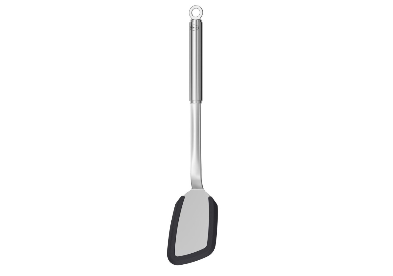 Spatule en acier inoxydable 36,5 cm - Silicone anti-rayures - RS 106353 - Rösle Keuken