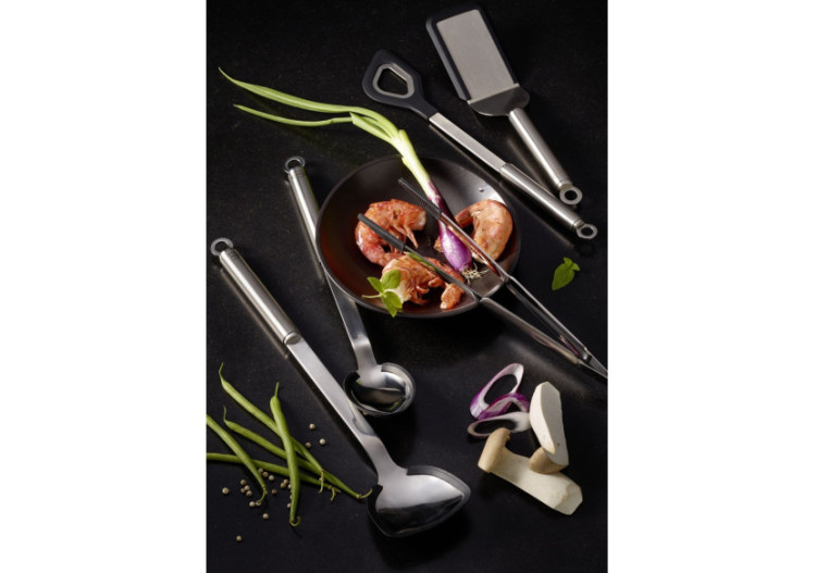 Spatule en acier inoxydable 36,5 cm - Silicone anti-rayures - RS 106353 - Rösle Keuken 2