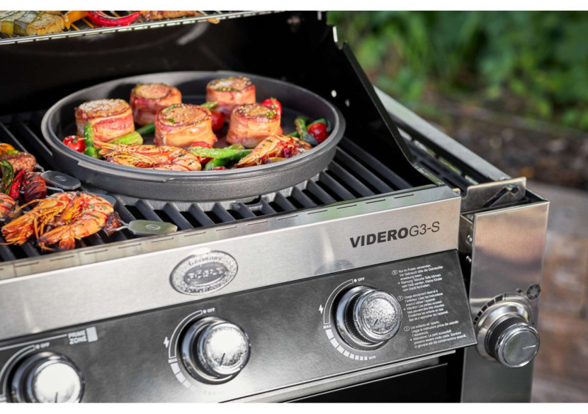 Barbecue à gaz Videro G3-S Vario 30 mbar - Design élégant - RS 255303 - RÃ¶sle Barbecue