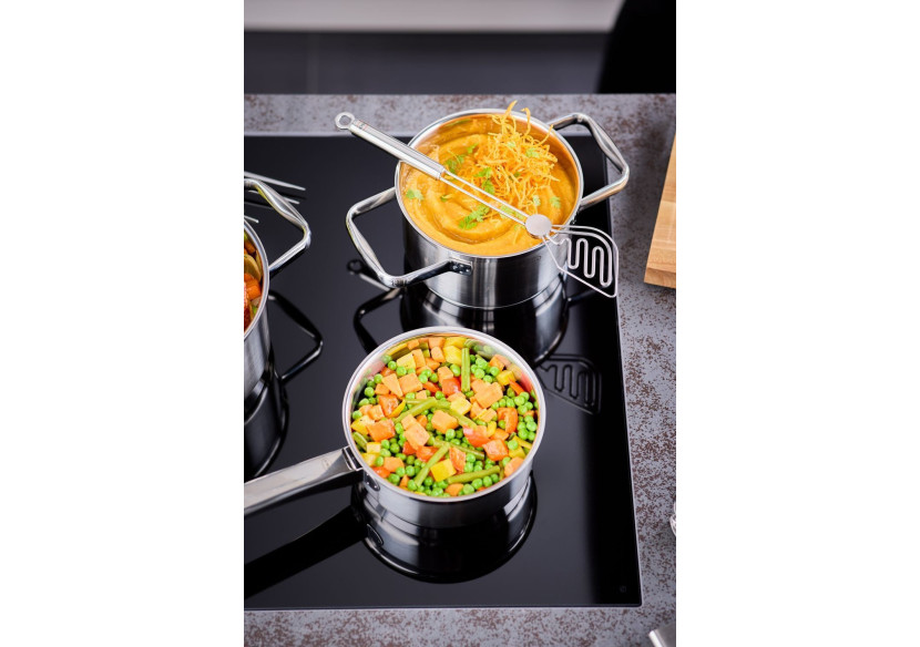 Casserole Charm 5,8 litres - Acier inoxydable avec couvercle en verre - RS 919335 - Rösle Keuken Casserole Charm 5,8 litres - Acier inoxydable avec couvercle en verre - RS 919335 - Rösle Keuken