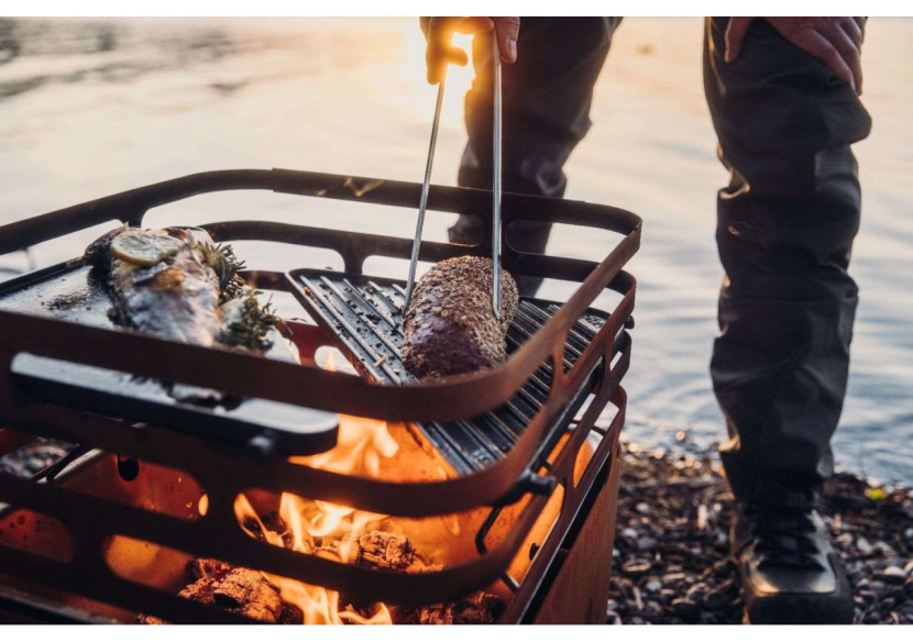 Vuurkorf Cube HAFATS - Multifonctionnelle et design - HO 330214 - Höfats Vuurkorf Cube HAFATS - Multifonctionnelle et design - HO 330214 - Höfats