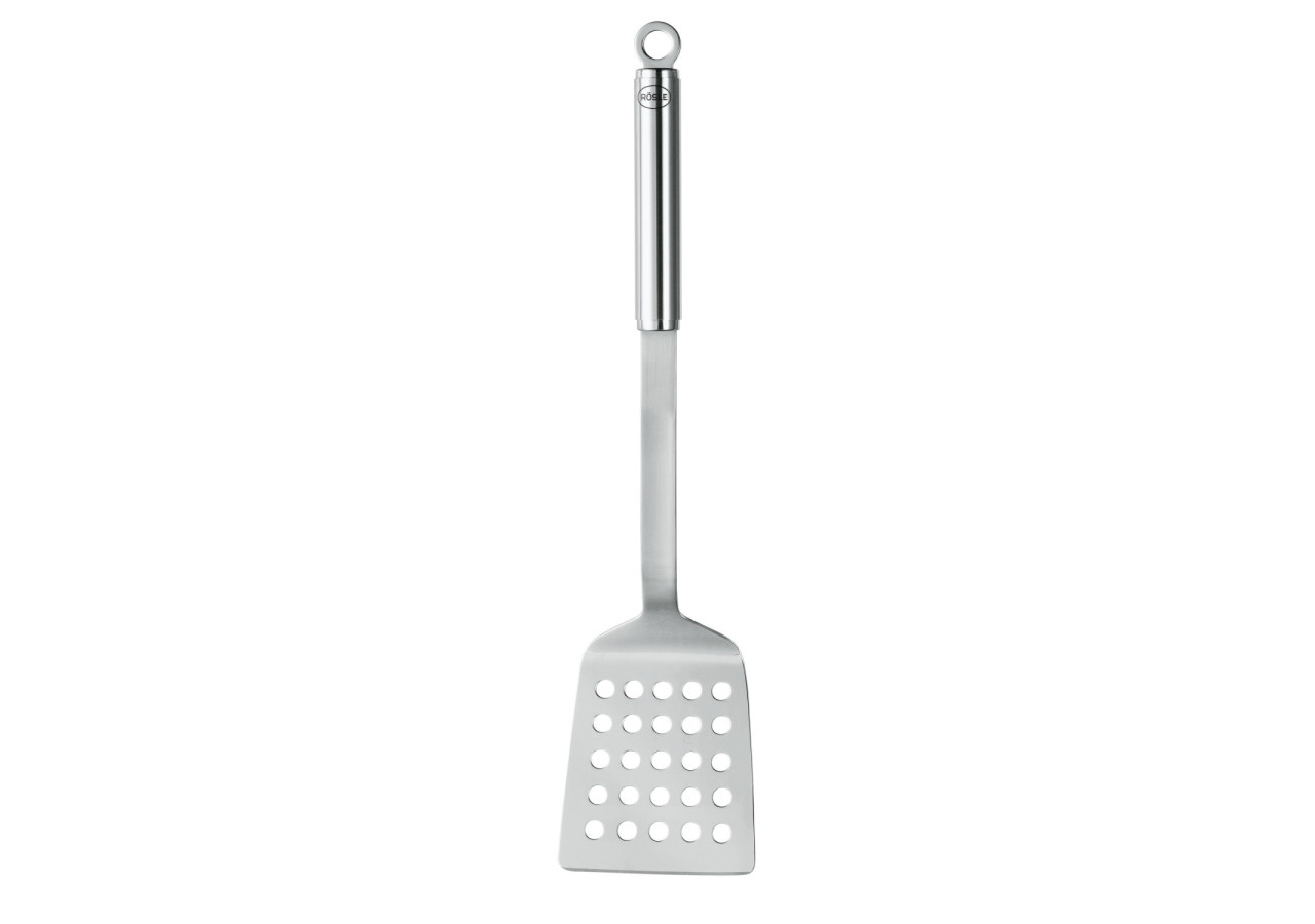 Spatule perforée 33,5 cm - en acier inoxydable - RS 100719 - Rösle Keuken