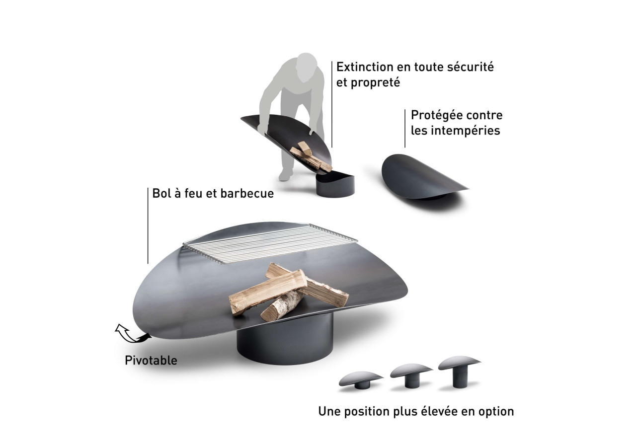 Ellipse - Brasero Multifonctionnel - HO 330528 - Höfats