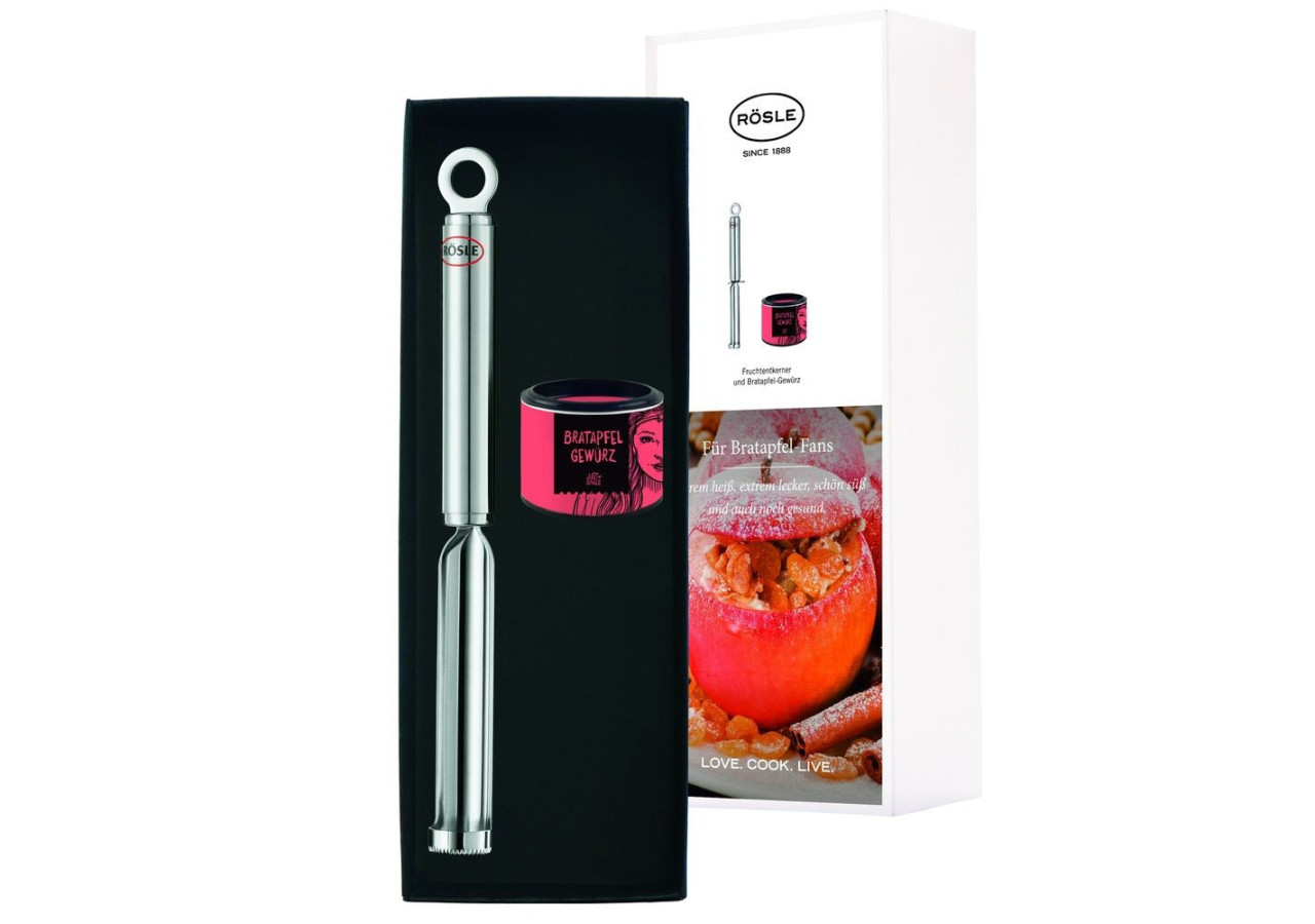 Porte-Cœur de Pomme - En acier inoxydable 2 cm, design ergonomique - RS 127464 - Rösle Keuken