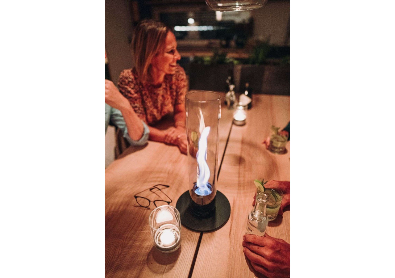 Lanterne Spin 90 - Tablier, Lanterne et Lampe de Jardin en Acier Inoxydable et Verre Borosilicaté - HO 000413 - Höfats