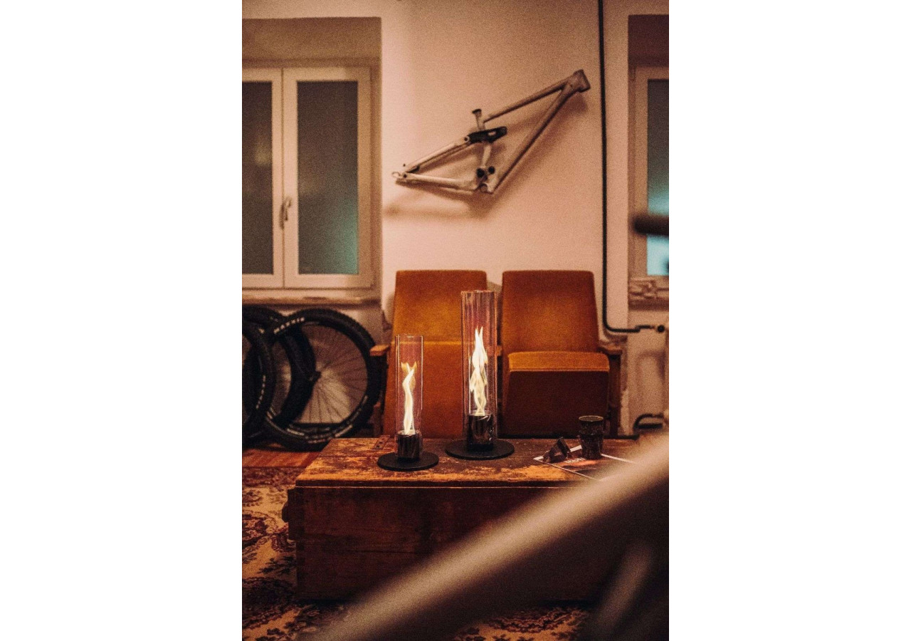 Lanterne Spin 90 - Tablier, Lanterne et Lampe de Jardin en Acier Inoxydable et Verre Borosilicaté - HO 000413 - Höfats